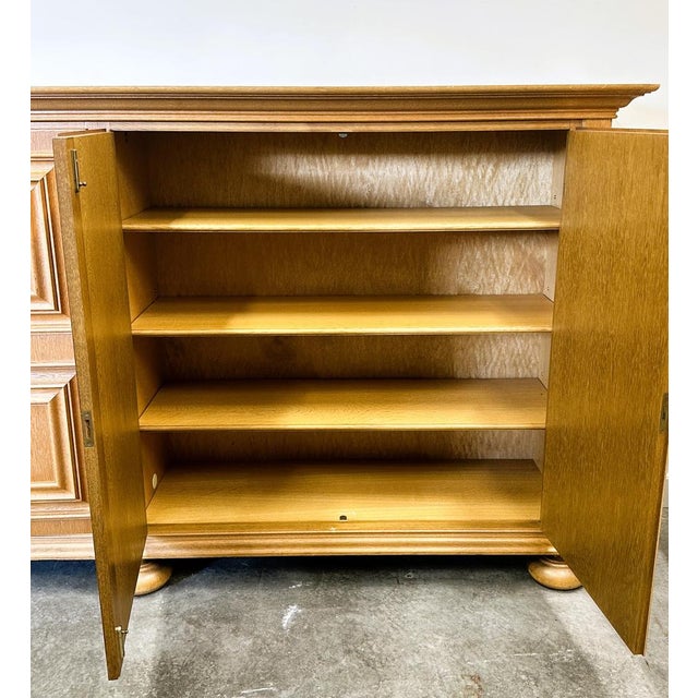 Mid-Century Brutalist Sideboard in Oak For Sale - Image 8 of 15