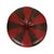 Vintage Round Pouf in Two-Tone Skai, 1960s For Sale - Image 3 of 12