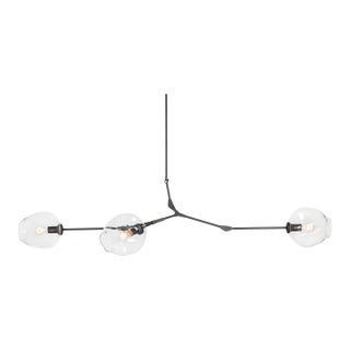 Lindsey Adelman Studio 3-Globe Branching Bubble Chandelier For Sale