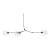 Lindsey Adelman Studio 3-Globe Branching Bubble Chandelier For Sale