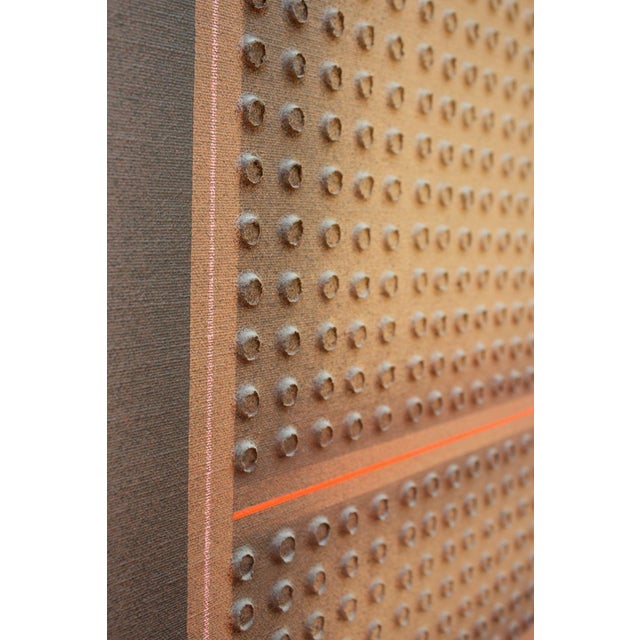 Unique Large Vintage Maxwell Pochoir Relief Painting by Paul Maxwell, 60" X 48" For Sale - Image 16 of 16