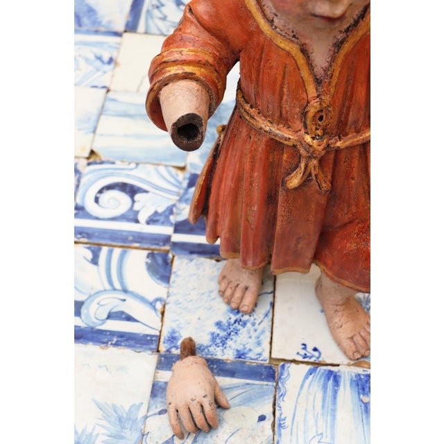Antique Indo-Portuguese Jesus Christ Child, 17th Century For Sale - Image 17 of 18