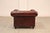 Chesterfield Style Pair of Oxford Red Leather Club Chairs For Sale - Image 15 of 18
