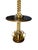 1950s Mid-Century Modern Florentine Style Wrought Iron Floor Lamp & Wood Side Table For Sale - Image 9 of 12