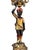 Nine-Light Floor Lamp in Venetian Moor Polychrome by Ignoto for Ignoto For Sale - Image 3 of 16