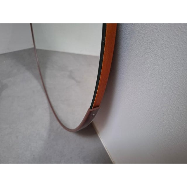 Vintage Czechoslovakian Round Wall Mirror, 1970s For Sale - Image 3 of 15