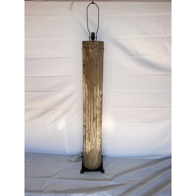 Contemporary Vintage Architectural Column Lamps - a Pair For Sale - Image 3 of 10
