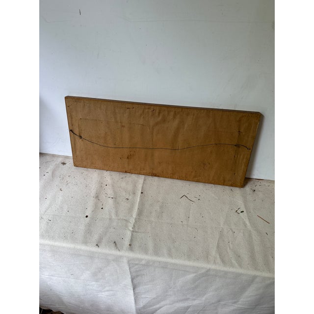 Brass 1970s Asian Carved Brass Piece of Art, Framed For Sale - Image 8 of 8