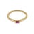 This is part of Chairish’s Fine Jewelry assortment. Shop our delicate 14K pinky ring with a simple, clean baguette-cut...