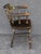 American Ebonized Captain's Chair With Federal Style Eagle and Stars For Sale - Image 12 of 18