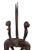 Vintage African Wooden Chi Wara Antelope Headdress or Crest Mask on Stand Mali.27.5" H For Sale - Image 4 of 8