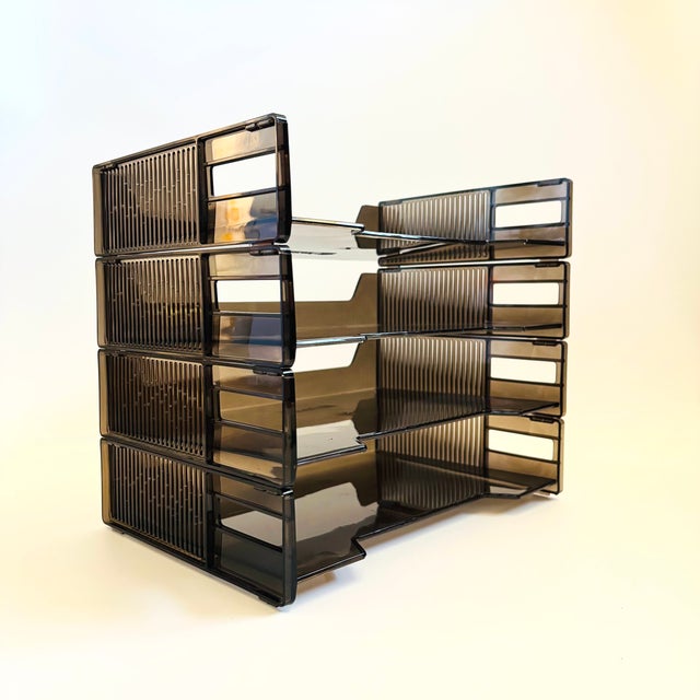 Vintage Eldon Stacking Paper Trays - Set of 2 For Sale - Image 13 of 15