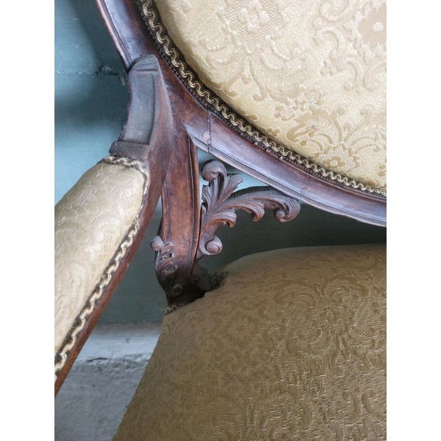 Vintage Louis XV Style Sofa, 1940s For Sale - Image 3 of 12