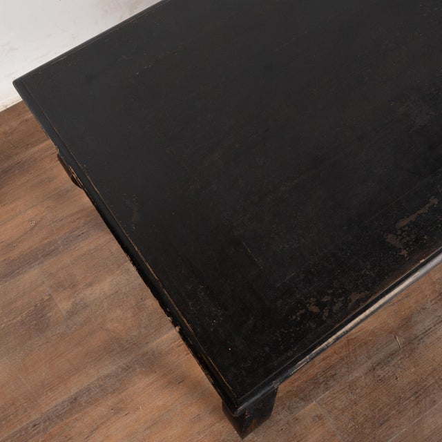 Mid 19th Century Swedish Black Painted Writing Desk For Sale - Image 9 of 13