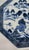 Asian Vintage Asian Mottahedeh Vista Alegre Canton Octagonal Tile or Trivet For Sale - Image 3 of 5