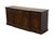 Traditional Late 20th Century Henredon Furniture Solid Walnut Traditional Style 70" Breakfront Buffet Credenza 7320-21 - Bordeaux Finish For Sale - Image 3 of 15