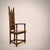 Early Medieval Carved Wooden Armchair, France, 1900s For Sale - Image 11 of 11