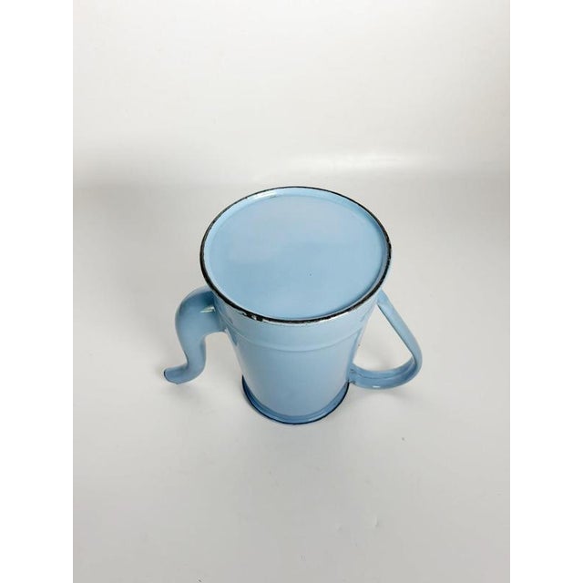 Metal Enameled Iron Coffee Pot, France, 1960s For Sale - Image 7 of 12