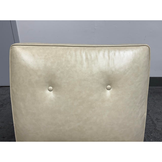 Animal Skin Crate & Barrel Leather Slipper Lounge Chairs, Pair For Sale - Image 7 of 12
