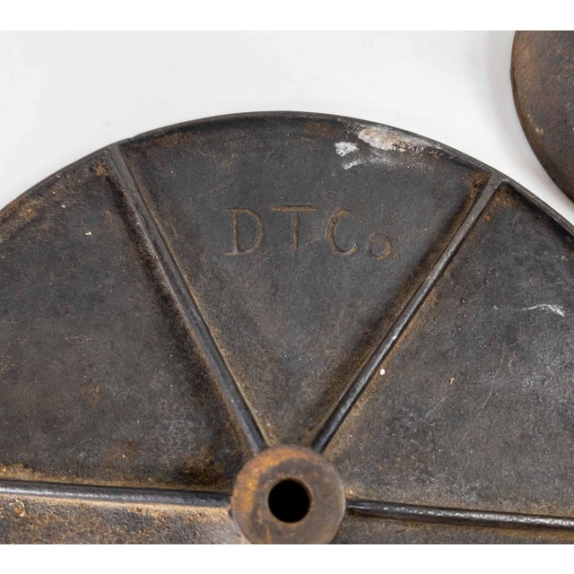19th Century Cast Iron Sculptor's Display Stand That Rotates, Pottery Decorating For Sale - Image 10 of 14