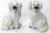 This really is a Great Looking Original Matched Pair of Authentic Antique English Staffordshire Pottery Dogs - Spaniels....