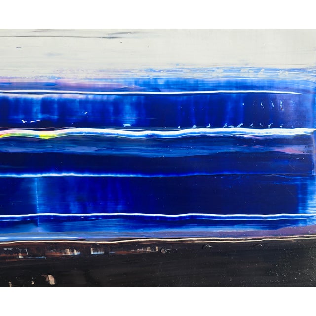 2020s Contemporary Abstract Seascape — Original Oil Painting by Diane Grant | Color Field For Sale - Image 5 of 7