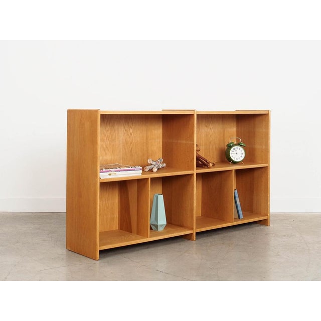Danish Ash Bookcase from Lyby Møbler, 1970s For Sale - Image 4 of 11