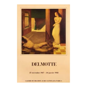 1988 Marcel Delmotte Isy Brachot Gallery Poster
