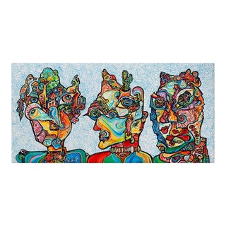 Alexander Arshansky, "Generations" Abstract/Cubist Piece For Sale