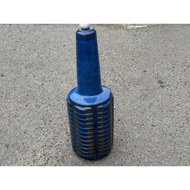 1970s Large Ceramic Lamp by Einar Johansen for Søholm, Denmark, 1970s For Sale - Image 5 of 11