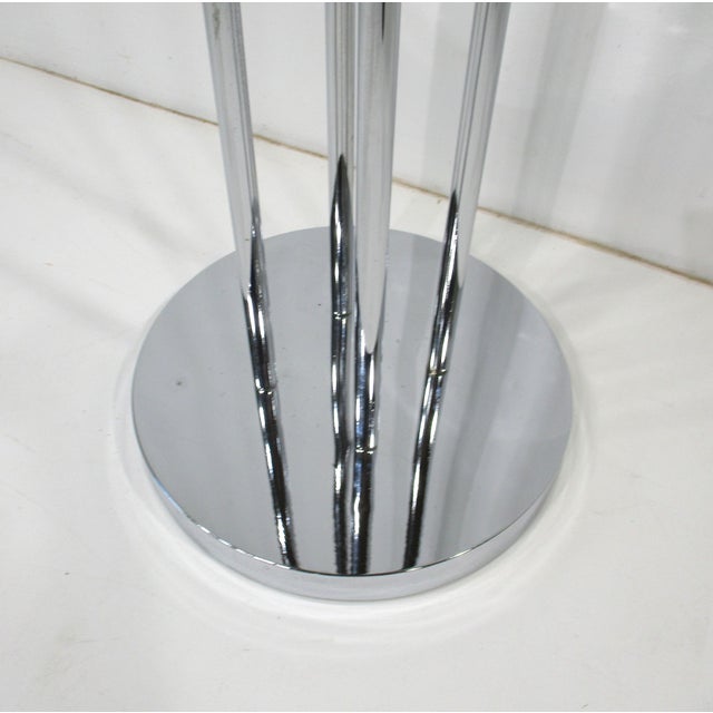Early 20th Century Verner Panton Syled Chrome Coat Hat Rack For Sale - Image 5 of 9