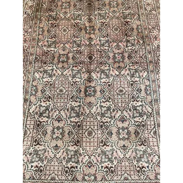Textile 1960s Vintage Persian Tabriz Rug For Sale - Image 7 of 10