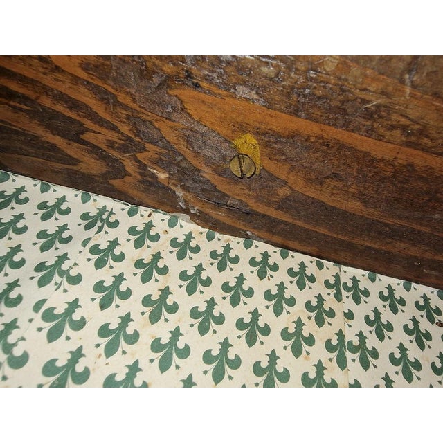 Small Walnut Dressing Table with Psiche Mirror, Early 1900s For Sale - Image 18 of 18