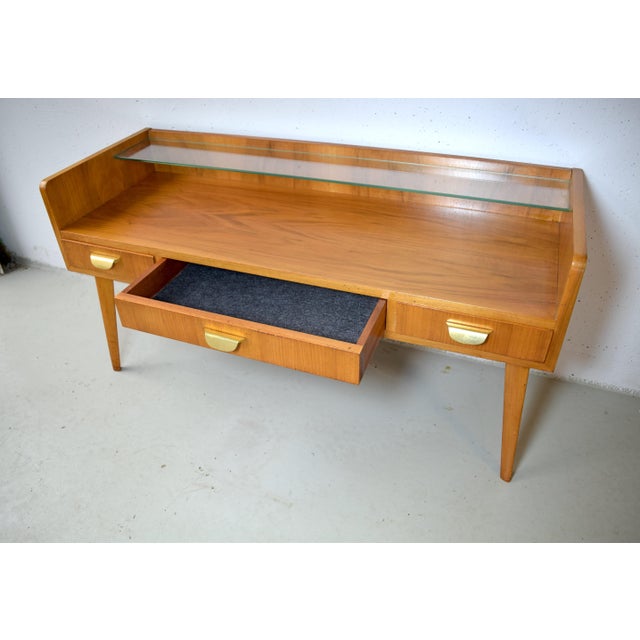 1950s Chest of Drawers with Glass Shelf from WK Möbel, 1950s For Sale - Image 5 of 8