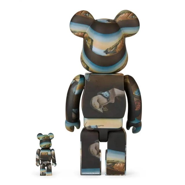 Salvador Dali Bearbrick 400% & 100%: A collaboration between MoMA and BE@RBRICK features the classic bear figure with...