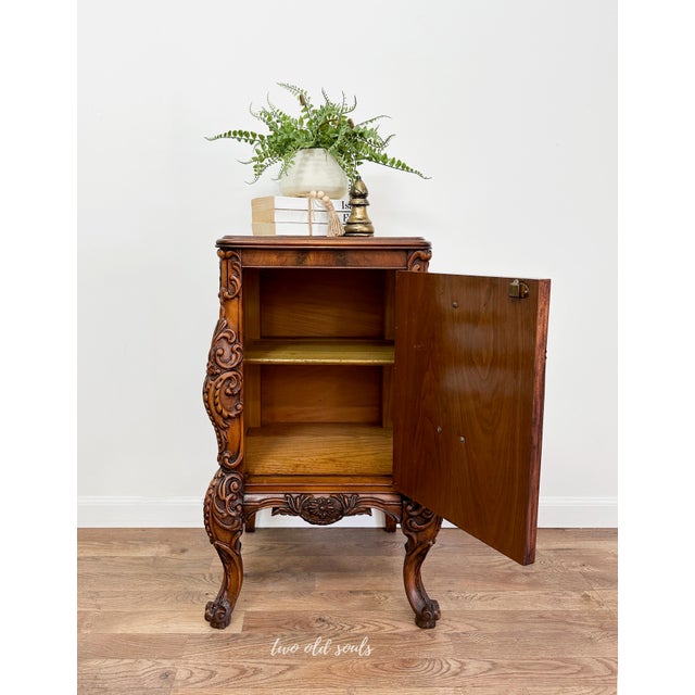 1940s Rococo Inspired Bedside Table Chairish