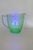 1930s Jeannette Glass Co Green Hex Optic Pitcher Honeycomb Uranium Glass For Sale - Image 9 of 18