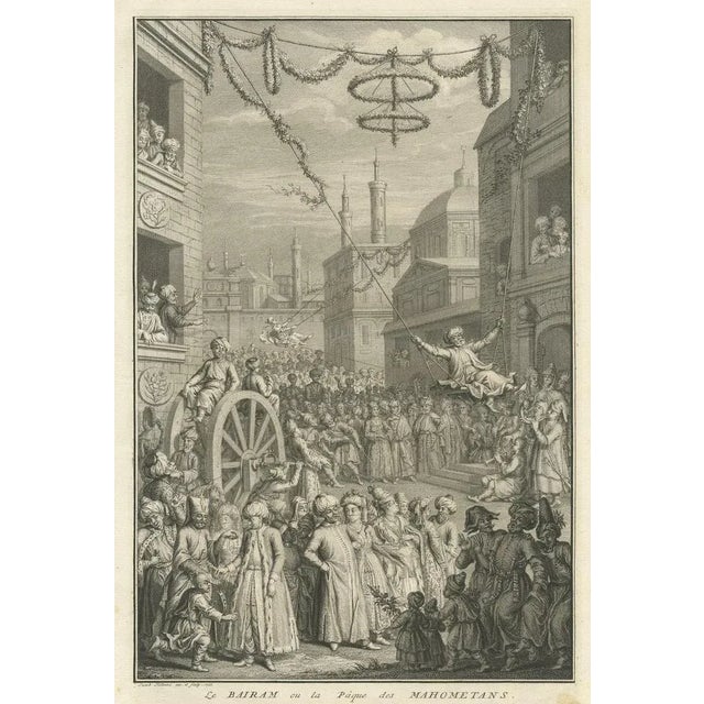 Picart, Bairam Celebration, 1737, Print For Sale - Image 3 of 5