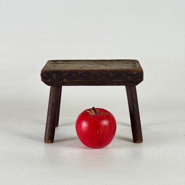 We acquired this primitive item mainly for the naturally developed patina; And now that we have it in our hands we think...