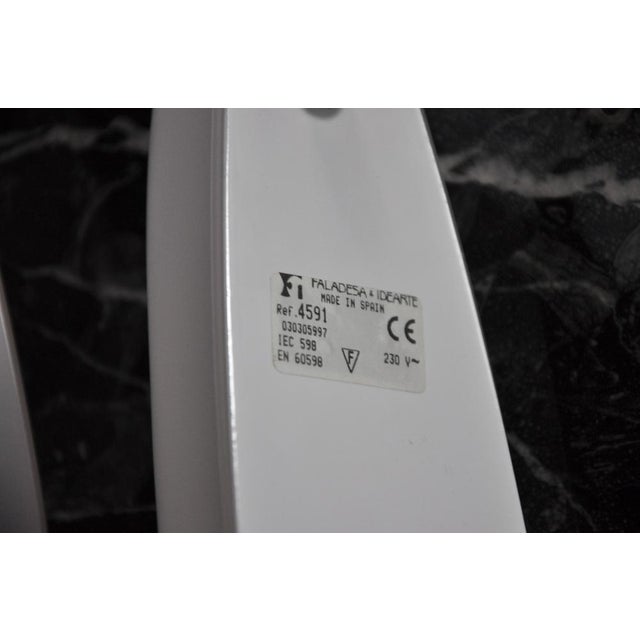 Glass Spanish Épis Sconces in Glass and Metal by Idearte, 1980, Set of 2 For Sale - Image 7 of 8