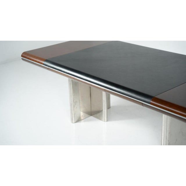 Mid-Century Modern Italian Desk attributed to Hans von Klier for Skipper, 1970s For Sale - Image 4 of 11