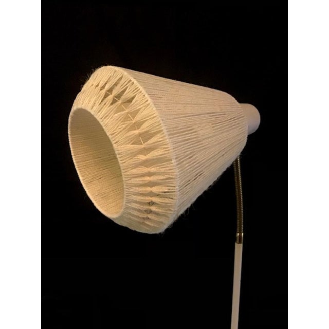 Scandinavian Floor Lamp with Thread Shade attributed to Boréns, 1950s For Sale - Image 9 of 18