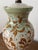 Mid 20th Century Vintage Hand-Painted Italian Style Ceramic Table Lamp With Ochre Scrollwork & Celadon Green Accents For Sale - Image 5 of 11