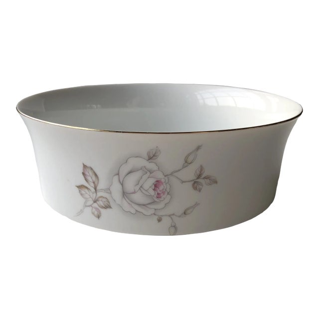 1960s Johann Haviland Sweet Heart Rose Serving Bowl For Sale
