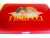1980s Vintage 1980s Fiorucci New Wave Italian Fashion Cherub Angels Post Modern Red Tin Metal Box For Sale - Image 5 of 13