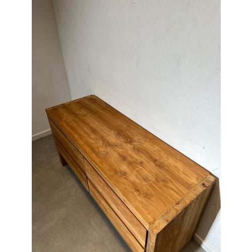 Chest of Drawers in Teak For Sale - Image 4 of 6