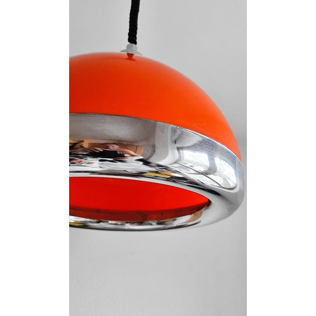 1970s Vintage Space Age Hanging Lamp, 1970s For Sale - Image 5 of 9