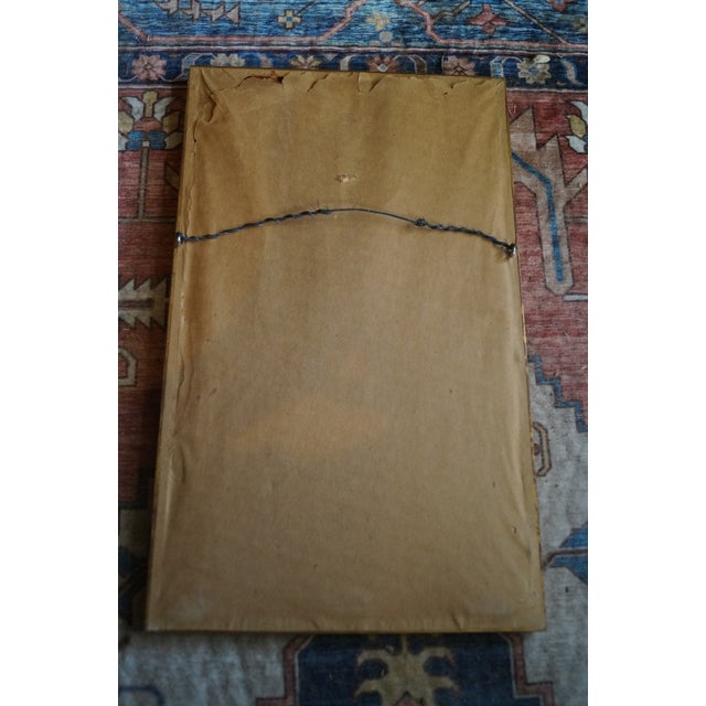 Paper 1960s Vita Giorgi Handmade Seaside Nude Art Print For Sale - Image 7 of 10