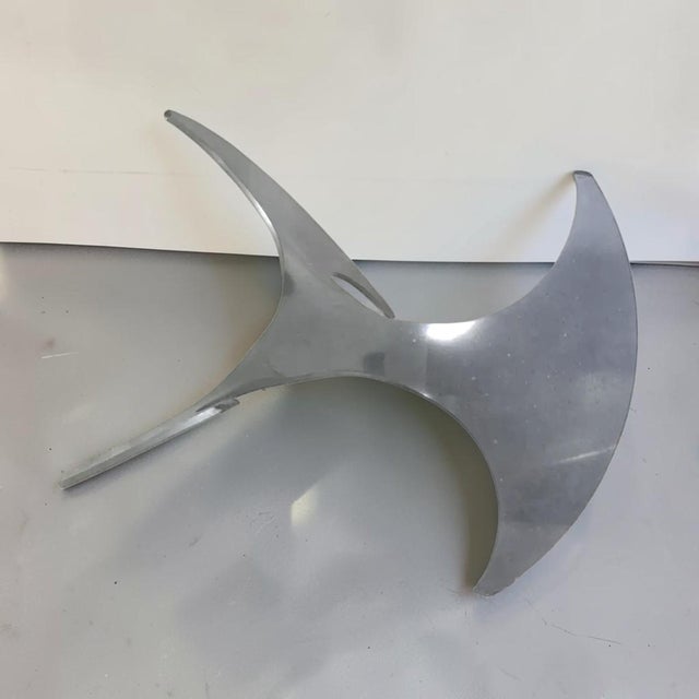 Coffee 1970s Aluminum Propeller Coffee Table by Knut Hesterberg For Sale - Image 8 of 12
