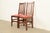 Mission Gustav Stickley Antique Mission Oak Arts & Crafts H-Back Side Chairs or Dining Chairs, Pair For Sale - Image 3 of 15